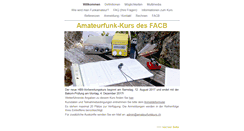 Desktop Screenshot of amateurfunkkurs.ch